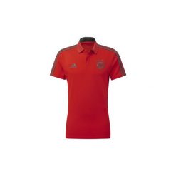 Koszulki polo z krótkim rękawem adidas Koszulka polo Bayern Monachium Cotton. Czerwone koszulki polo Adidas, l, z krótkim rękawem. Za 169,00 zł.