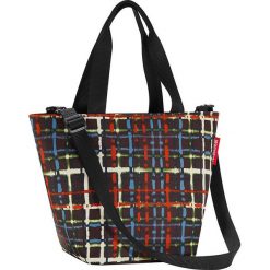 Torebki klasyczne damskie: Torba z kolorowym wzorem na zakupy - 31 x 21 x 16 cm