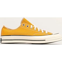 Converse - Tenisówki. Żółte trampki i tenisówki damskie Converse, bez wzorów, z gumy, na sznurówki. W wyprzedaży za 339,90 zł.