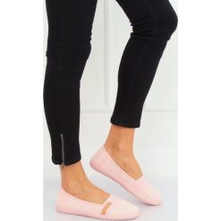 Baleriny damskie różowe XJ-2959 PINK. Różowe baleriny damskie obuwie damskie, bez wzorów, z tkaniny, sportowe, bez obcasa. Za 54,51 zł.