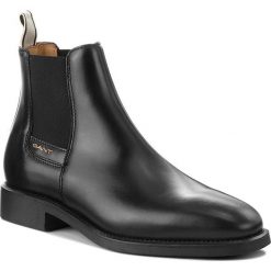 Sztyblety GANT - James 17651960 Black G00. Czarne sztyblety męskie GANT, z materiału. Za 699,90 zł.