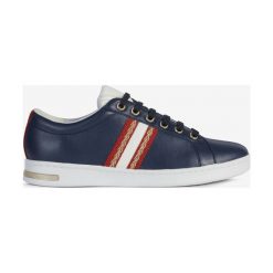 Geox Jaysen Tenisówki Niebieski. Niebieskie trampki i tenisówki damskie Geox, bez wzorów, ze skóry, bez zapięcia. Za 514,95 zł.