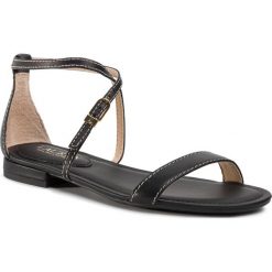 Sandały LAUREN RALPH LAUREN - Emery 802774614002 Black. Czarne klapki damskie Lauren Ralph Lauren, bez wzorów, ze skóry ekologicznej, bez obcasa, na obcasie. W wyprzedaży za 279,00 zł.
