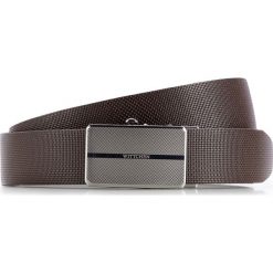 Pasek męski 86-8M-320-4. Szare paski męskie Wittchen, w geometryczne wzory, z materiału, klasyczne. Za 119,00 zł.