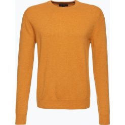 Andrew James - Sweter męski z czystego kaszmiru, żółty. Żółte swetry męskie marki Andrew James, s, bez wzorów, z kaszmiru, bez kołnierzyka, bez kaptura. Za 549,95 zł.