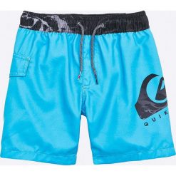 Quiksilver - Szorty dziecięce 128-176 cm. Niebieskie spodenki chłopięce marki Quiksilver, bez wzorów, z poliesteru, sportowe. W wyprzedaży za 79,90 zł.