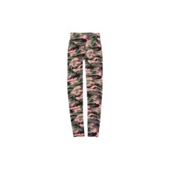 Legginsy we wzory: Legginsy damskie długie moro