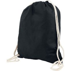 Torebki i plecaki damskie: Chestnut Drawstring Backpack Torba treningowa czarny