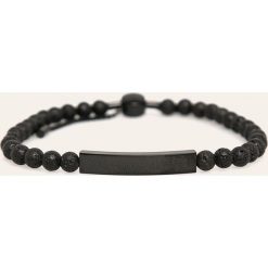 Emporio Armani - Bransoletka. Czarne bransoletki męskie Emporio Armani, ze stali. W wyprzedaży za 299,90 zł.