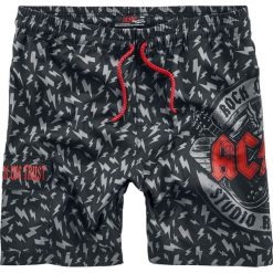 AC/DC EMP Signature Collection Kąpielówki czarny. Czarne kąpielówki męskie marki AC/DC, l, z nadrukiem. Za 79,90 zł.