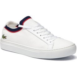 Sneakersy LACOSTE - La Piquee 199 1 Cma 7-37CMA0038407 Wht/Nvy/Red. Białe sneakersy męskie marki Lacoste, na co dzień, bez wzorów, ze skóry ekologicznej, bez zapięcia. Za 499,99 zł.