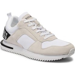 Sneakersy BIKKEMBERGS - Hector B4BKM0028 White. Białe sneakersy męskie Bikkembergs, bez zapięcia. W wyprzedaży za 499,00 zł.