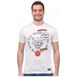 T-shirty męskie: Brave Soul T-Shirt Męski Wild S Biały