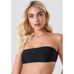 Stroje dwuczęściowe damskie: NA-KD Swimwear Góra bikini bandeau – Black