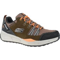Skechers Equalizer 4.0 Trail 237023-BRBK 40 Brązowe. Pomarańczowe buty trekkingowe męskie Skechers, ze skóry, bez zapięcia. W wyprzedaży za 299,99 zł.