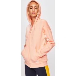 Adidas Performance - Bluza. Różowe bluzy damskie adidas Performance, s, bez wzorów, z bawełny, bez rękawów, z kapturem. W wyprzedaży za 239,90 zł.