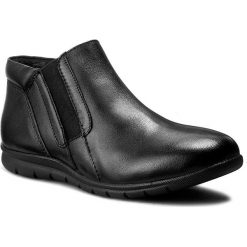 Botki SERGIO BARDI - Carmen FW127281217HB 101. Czarne botki damskie skórzane marki Sergio Bardi. W wyprzedaży za 189,00 zł.