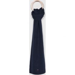 Tommy Hilfiger - Szalik. Czarne szaliki męskie TOMMY HILFIGER, z bawełny. Za 199,90 zł.