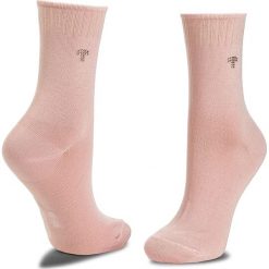 Zestaw 2 par wysokich skarpet damskich TOM TAILOR - 9497 Modal Powder Rose 357. Różowe skarpetki damskie z elastanu. Za 45,00 zł.