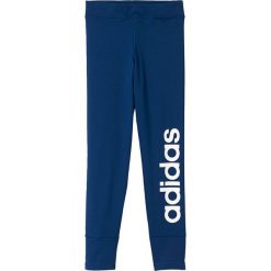 Chinosy chłopięce: Adidas Spodnie Gear Up Linear granatowe r. 152 cm (BQ2877)