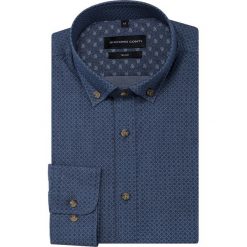 Koszula SIMONE slim KDGS000454. Pomarańczowe koszule męskie marki Giacomo Conti, m, z bawełny, button down. Za 169,00 zł.
