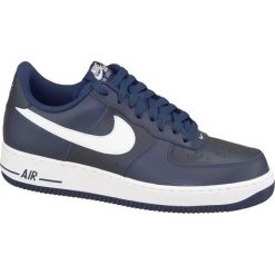 Nike Air Force 1' 07 488298-436 43 Granatowe. Buty sportowe męskie Nike, ze skóry, bez zapięcia, Nike Air Force. W wyprzedaży za 399,99 zł.