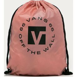 Vans - Plecak. Różowe plecaki damskie Vans, z nadrukiem, z poliesteru. Za 49,90 zł.