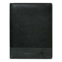 Portfel męski skórzany Always Wild N4-GA. Czarne portfele męskie ALWAYS WILD, bez wzorów, ze skóry. Za 39,90 zł.