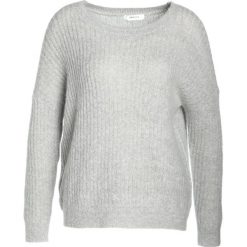 Swetry klasyczne damskie: Moss Copenhagen Sweter light grey melange