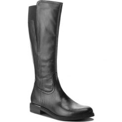 Oficerki LASOCKI - SORENA-02 Black. Czarne kozaki damskie Lasocki, ze skóry, bez obcasa, na obcasie, bez zapięcia. Za 299,99 zł.