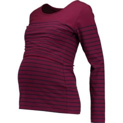Bluzki asymetryczne: JoJo Maman Bébé BRETON Bluzka z długim rękawem bordeaux/navy