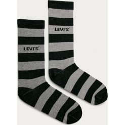 Levi's - Skarpetki (2-pack). Czarne skarpetki męskie Levi's®, bez wzorów, z elastanu. Za 49,90 zł.