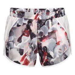 Szorty w kolorze biało-pomarańczowo-czarnym. Pomarańczowe szorty damskie Under Armour, xs, bez wzorów, z materiału. W wyprzedaży za 84,95 zł.
