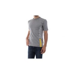 T-shirty z krótkim rękawem Calvin Klein Jeans K10K103960 VERTICAL LOGO. Szare t-shirty męskie Calvin Klein Jeans, s, bez wzorów, z jeansu, bez kołnierzyka, krótkie. Za 122,52 zł.