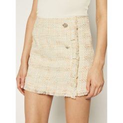 Spódnica mini Liu Jo WA0335 T4146. Brązowe spódniczki damskie Liu Jo, bez wzorów, z bawełny, mini. W wyprzedaży za 379,00 zł.