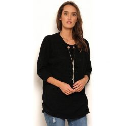 Sweter "Bony" w kolorze czarnym. Czarne swetry damskie Manoukian, m, z wełny. W wyprzedaży za 109,95 zł.