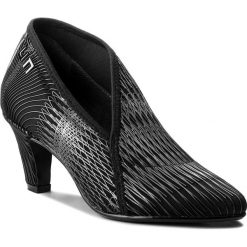 Półbuty UNITED NUDE - Fold Lite Mid 1005832698 Gun Metal. Czarne półbuty damskie skórzane marki United Nude, na obcasie. W wyprzedaży za 449,00 zł.