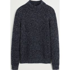 Mango Man - Sweter Harward. Niebieskie swetry męskie Mango Man, s, bez wzorów, z bawełny. Za 199,90 zł.