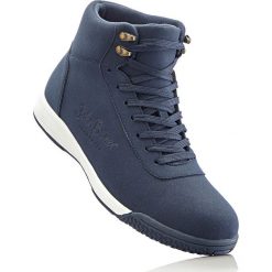 Wysokie sneakersy bonprix ciemnoniebieski. Niebieskie sneakersy męskie bonprix, z materiału, bez zapięcia. Za 109,99 zł.
