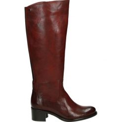Buty zimowe damskie: Kozaki - 46535FY O RED