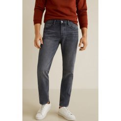 Mango Man - Jeansy Steve. Szare jeansy męskie marki Mango Man, bez wzorów. W wyprzedaży za 139,90 zł.
