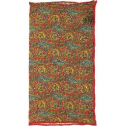 Czerwona poszetka 100% modal - wzór paisley E93. Czerwone poszetki męskie Modini Moda Męska, bez wzorów, z włókna, casualowe. Za 39,60 zł.