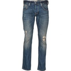 Dżinsy "Chicago" - Regular fit - w kolorze niebieskim. Niebieskie jeansy męskie Mustang Men, m, w paski, klasyczne. W wyprzedaży za 219,95 zł.