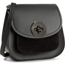 Torebka CREOLE - K10467 Czarny. Czarne listonoszki damskie marki Creole, ze skóry. W wyprzedaży za 159,00 zł.