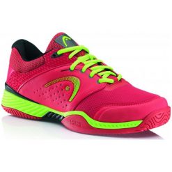 Buty sportowe męskie: Head Buty Tenisowe Chase Men Red/Neon Green 46,5