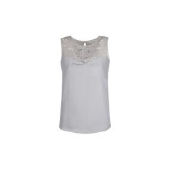 Bluzki Patrizia Pepe 2C0882/A156-S427. Szare bluzki damskie Patrizia Pepe, s, bez wzorów, bez kołnierzyka, bez rękawów. Za 139,00 zł.