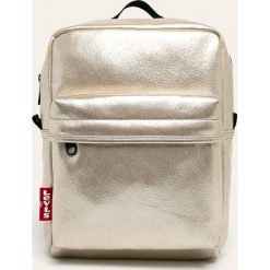 Levi's - Plecak. Żółte plecaki damskie Levi's®, bez wzorów, ze skóry ekologicznej. Za 279,90 zł.