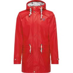 Parka przeciwdeszczowa w kolorze czerwonym. Czerwone płaszcze męskie Schmuddelwedda Men, s, bez wzorów, bez kaptura. W wyprzedaży za 279,95 zł.