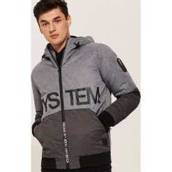 Kurtka z napisem - Szary. Szare kurtki męskie House, l, z napisami. Za 299,99 zł.