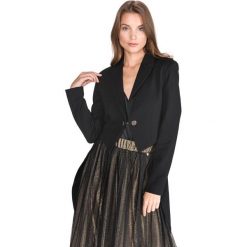 TWINSET Marynarka Czarny. Czarne kurtki damskie Twinset, s, bez wzorów, z elastanu. Za 940,95 zł.